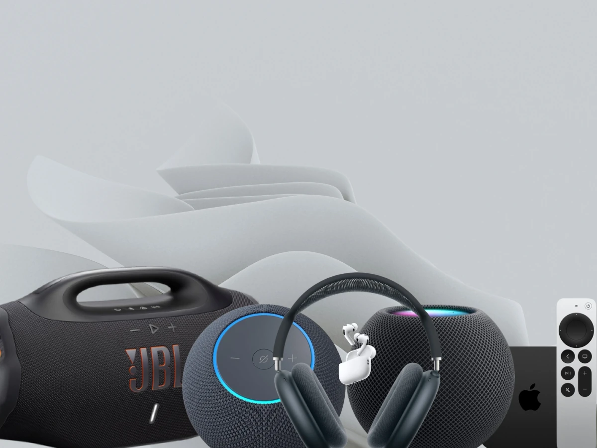 Gadget accessories including audio, chargers, cables and add-ons