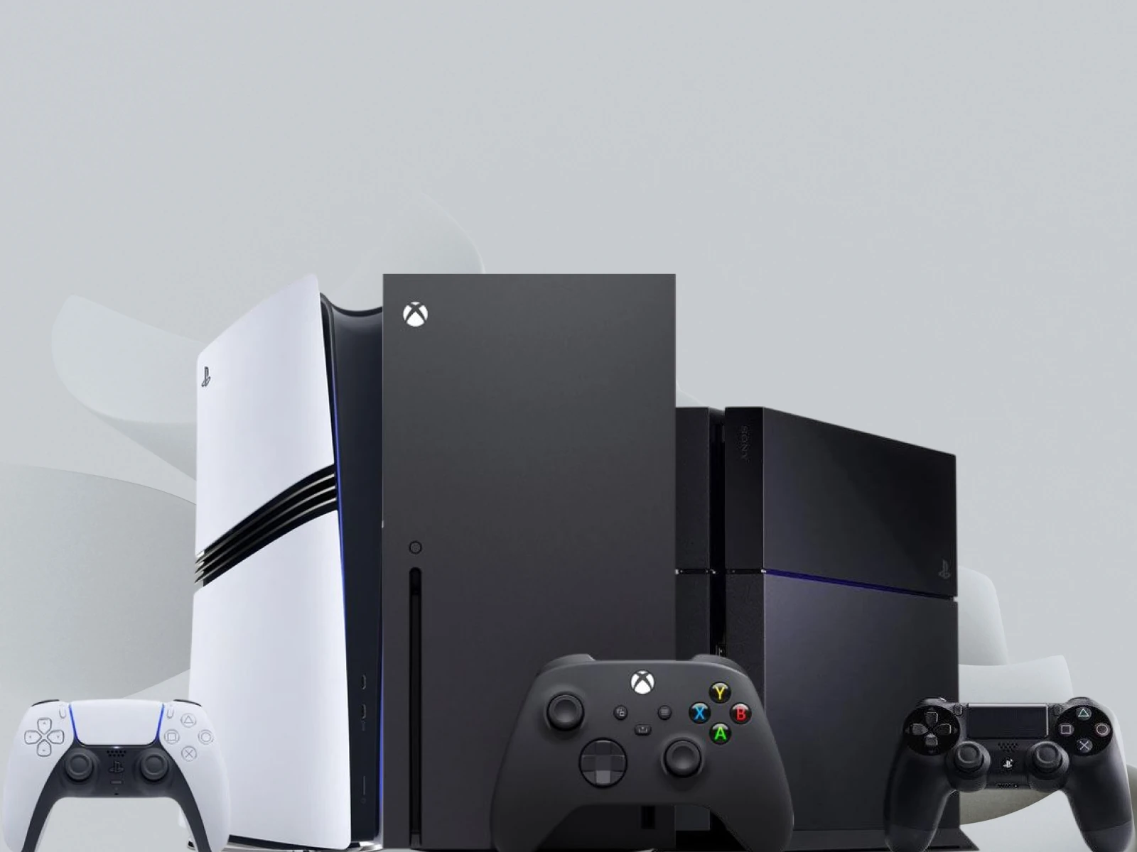 PlayStation consoles and controllers
